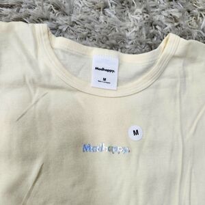 Madhappy 😡 😁 hologram logo cream tshirt size medium